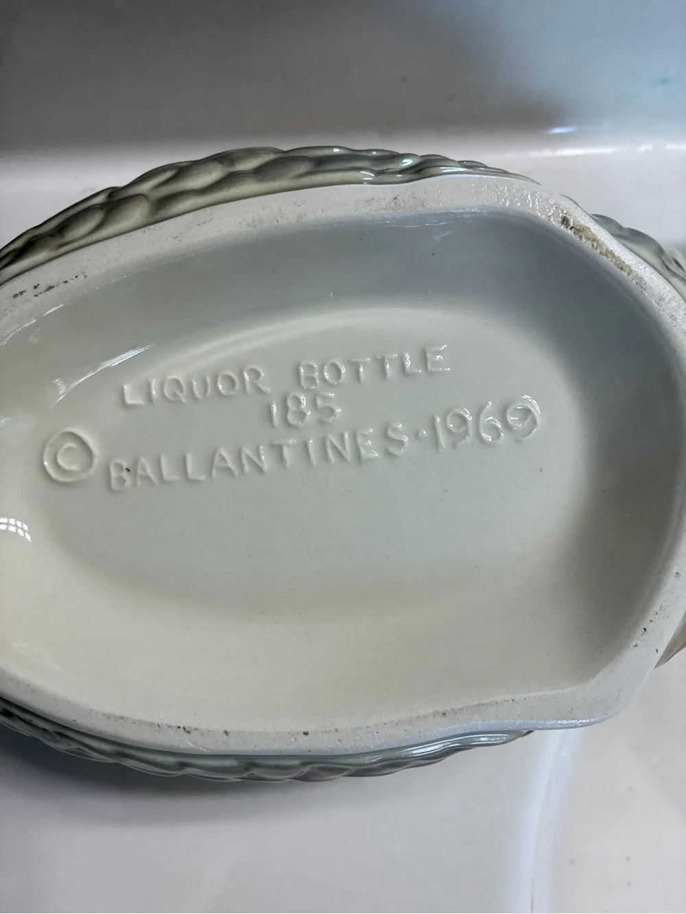Vintage 1969 Ballantine's Scotch Whisky Mallard Duck Decanter.
